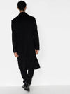 Men's Hairy Wool Whale Double Coat Black - OUR LEGACY - BALAAN 4