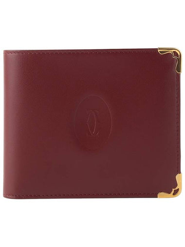 L3000467 Ruby Line 6 Credit Must Men s Half Wallet 34126Y - CARTIER - BALAAN 1