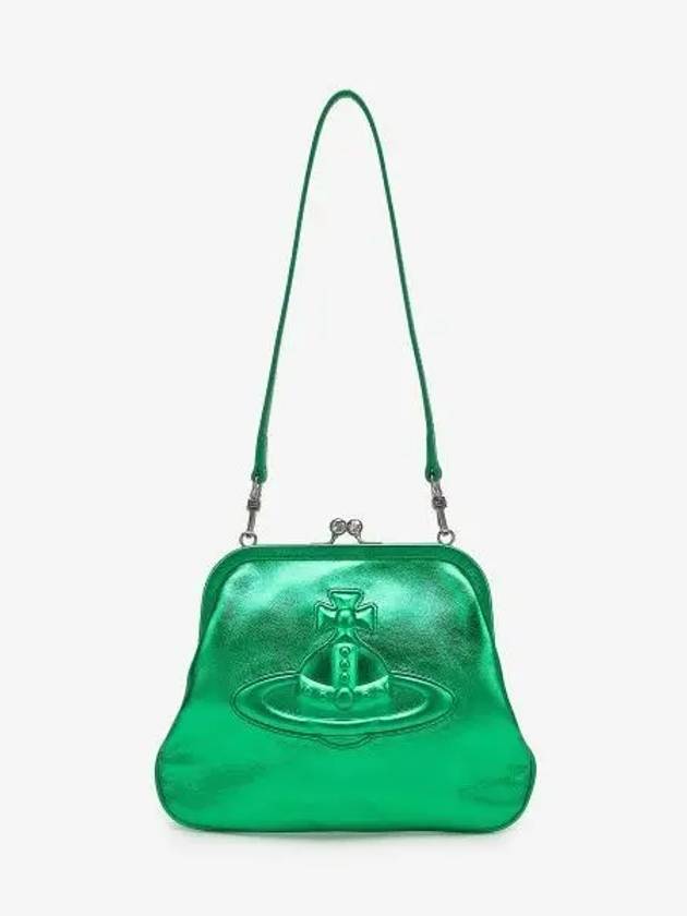 ORB Clutch Bag Green - VIVIENNE WESTWOOD - BALAAN 2