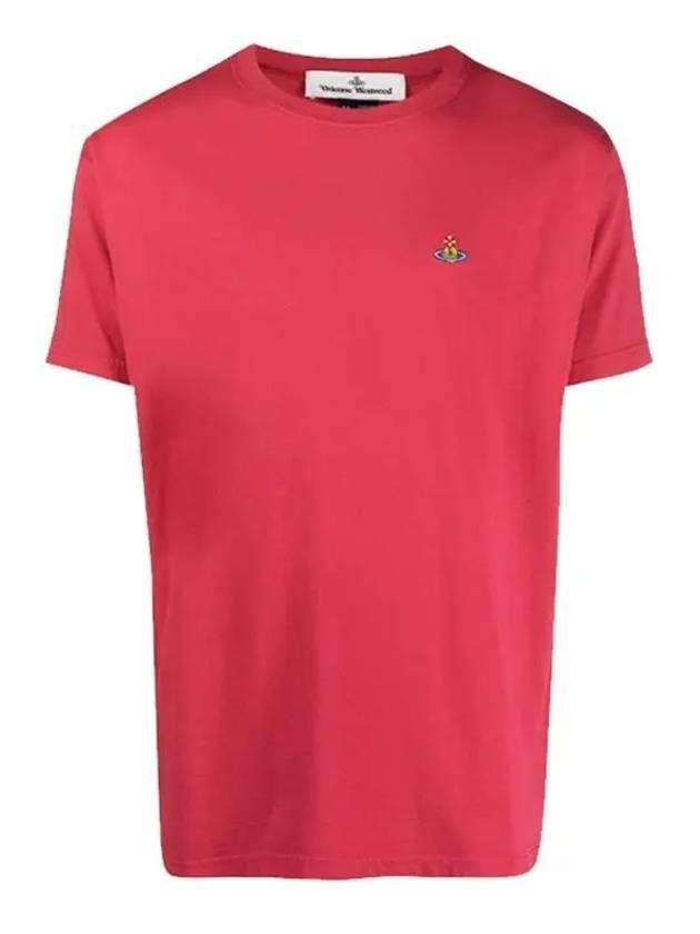 ORB Logo Classic Short Sleeve T-Shirt Red - VIVIENNE WESTWOOD - BALAAN 1