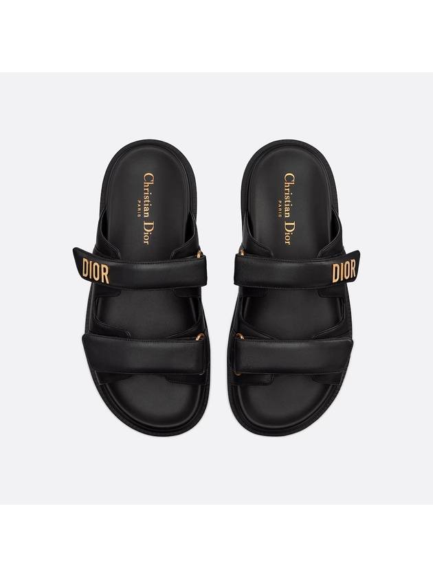 Act Logo Strap Slippers Black - DIOR - BALAAN 4