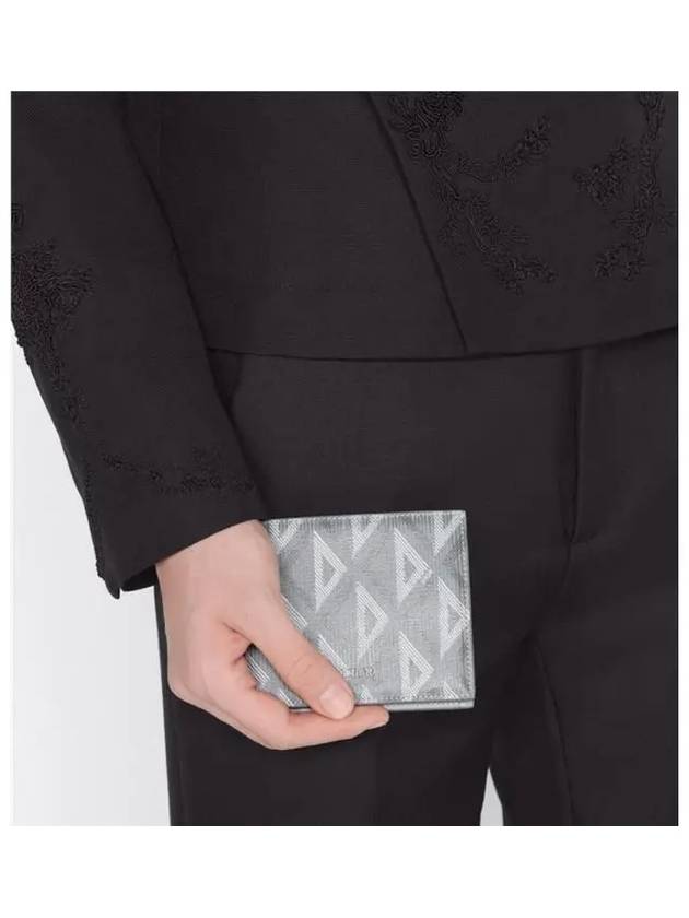 CD Diamond Canvas Half Wallet Grey - DIOR - BALAAN 7