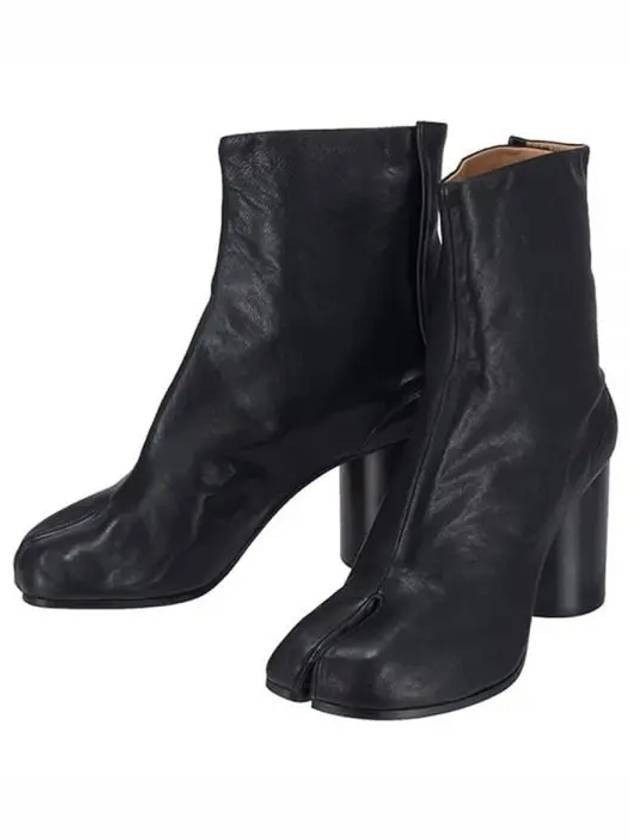 Tabi Ankle Leather Middle Boots Black - MAISON MARGIELA - BALAAN 2