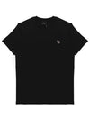 Zebra Logo Cotton Short Sleeve T-Shirt Black - PAUL SMITH - BALAAN 3