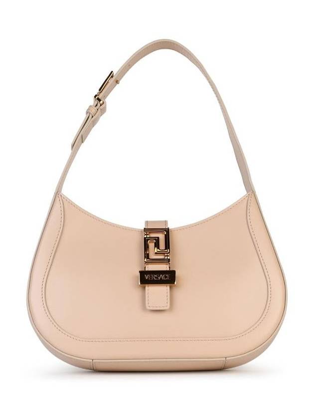 Versace 'Hobo Greca' Beige Leather Bag - VERSACE - BALAAN 1