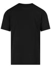 Pisato Effect Logo Patch Short Sleeve T-Shirt Black - STONE ISLAND - BALAAN 4