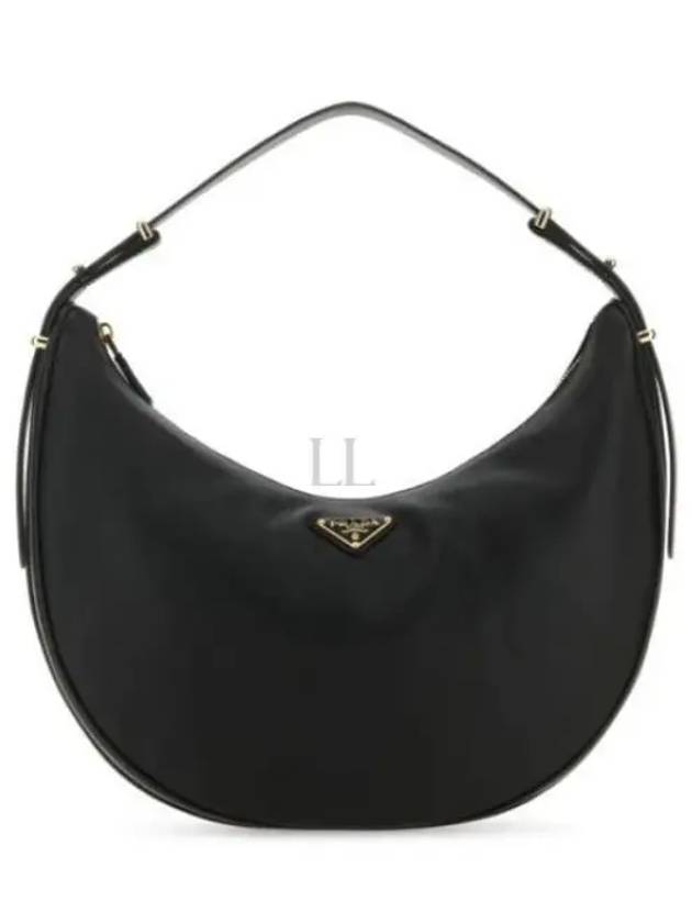 Large Leather Shoulder Bag Black - PRADA - BALAAN 2