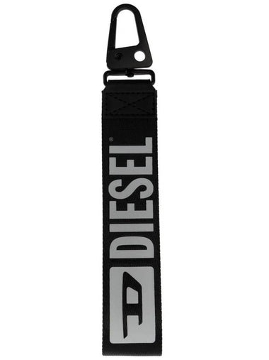 Logo Print Phone Strap Black - DIESEL - BALAAN 1