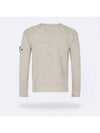 Shadow Project Wappen Patch Knit Top Beige - STONE ISLAND - BALAAN 3