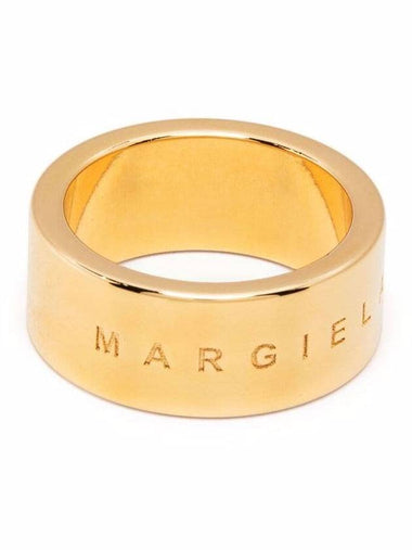 Women's  Minimal Logo Ring Gold - MAISON MARGIELA - BALAAN 1