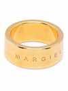 Women's  Minimal Logo Ring Gold - MAISON MARGIELA - BALAAN 1