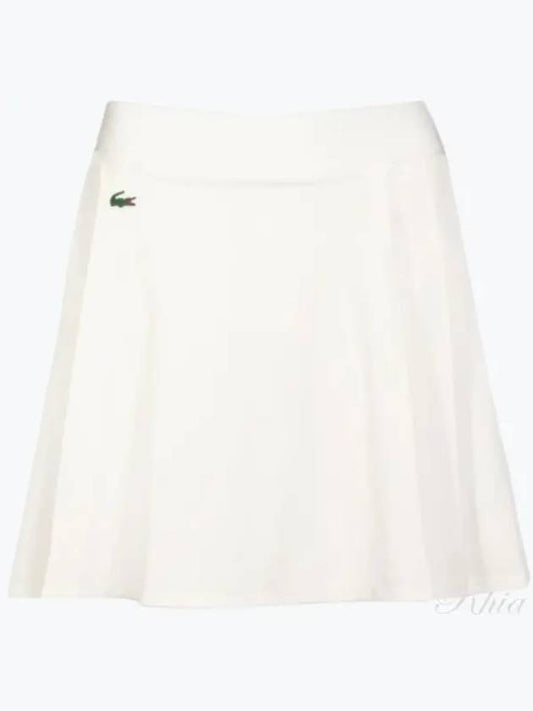 Rubberized Logo Mini Tennis Skirt JF943300NYV - LACOSTE - BALAAN 2
