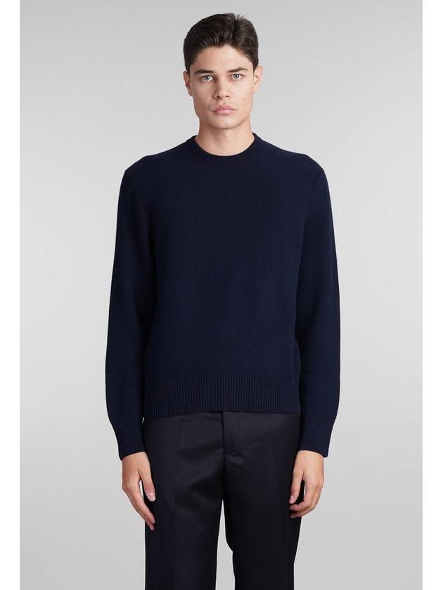 Arm Band Merino Wool Pique Knit Top Navy - THOM BROWNE - BALAAN 2