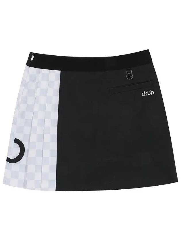 Drew Check Pleated Skirt DF32SK06DARK GRAY - DRUH GOLF - BALAAN 2