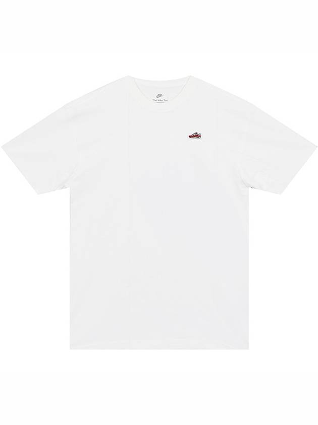 Max 90 Logo Short Sleeve T-Shirt White - NIKE - BALAAN 1