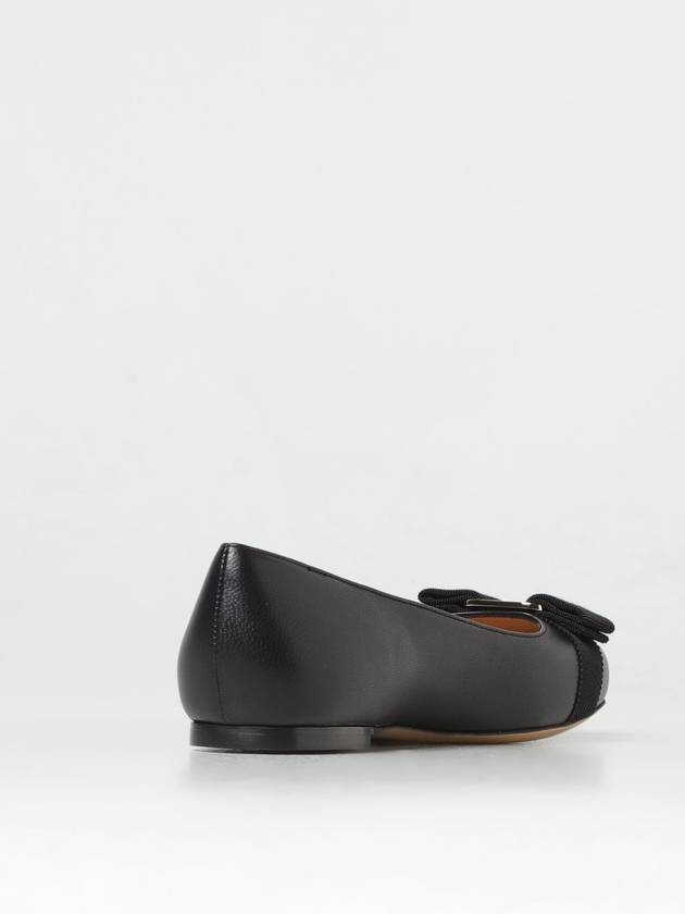 Varina Bow Ballet Flats Black - SALVATORE FERRAGAMO - BALAAN 4