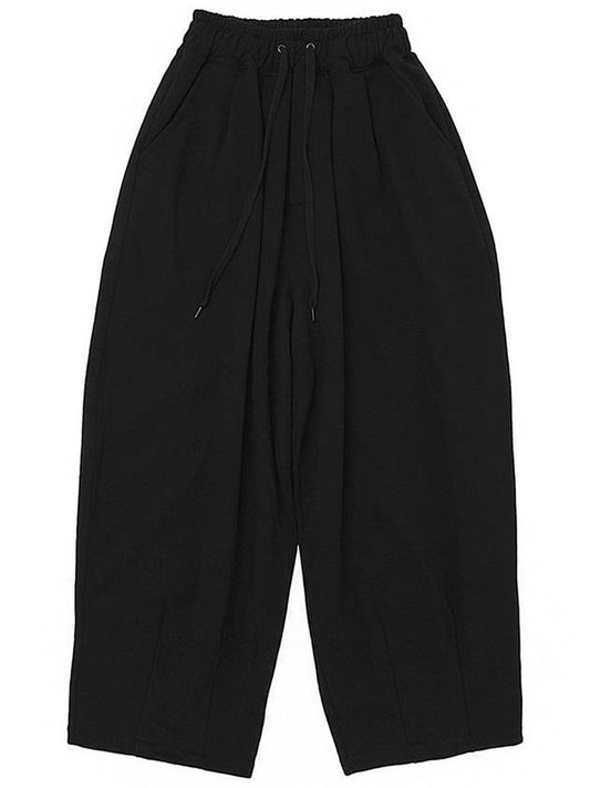 Heavy Terry Balloon Sweets Pants Black - A NOTHING - BALAAN 1