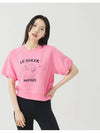 Happiness Puppy Half Sweat Shirt PINK - LE SOLEIL MATINEE - BALAAN 2