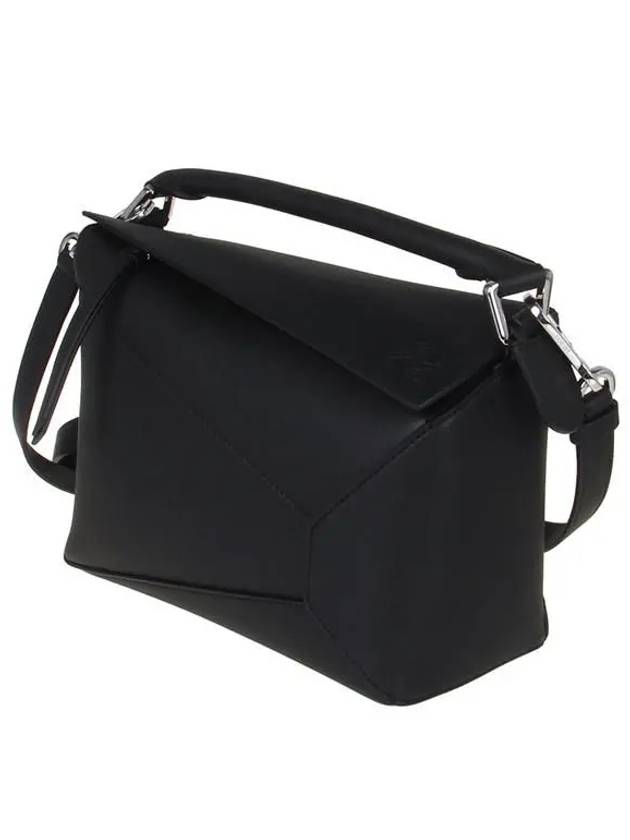 Classic Calfskin Small Puzzle Tote Bag Black - LOEWE - BALAAN 3