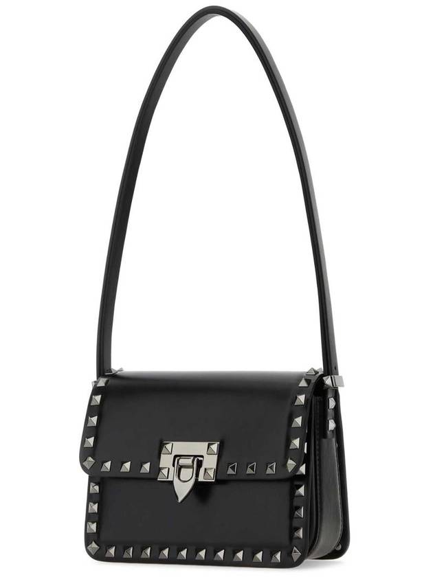 Women's Small Rockstud Shoulder Bag Black - VALENTINO - BALAAN 3