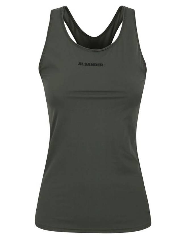 Sleeveless T-Shirt J40NC0001 J20031 312 THYME GREEN - JIL SANDER - BALAAN 1