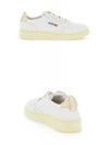 Medalist Low Top Sneakers Beige White - AUTRY - BALAAN 5