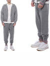 Drawstring Cashmere Track Pants Grey - THOM BROWNE - BALAAN 3