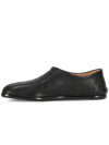 Tabi Babouche Leather Slippers Black - MAISON MARGIELA - BALAAN 3