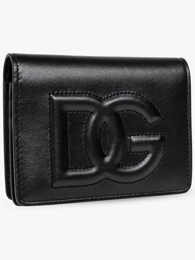 DG logo leather halfwallet black - DOLCE&GABBANA - BALAAN 5