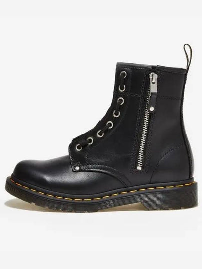 Dr Martens 1460 Twin Zip BLACK - DR. MARTENS - BALAAN 1