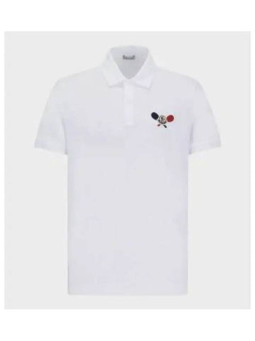 8A00009 89A16 002 Logo Patch Polo Shirt 1225104 - MONCLER - BALAAN 1