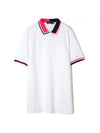 Golf TWO TONE RIB COLLAR TECH PIQU POLO G4MF23K303 SNO two-tone lip color tech pique polo - G/FORE - BALAAN 1