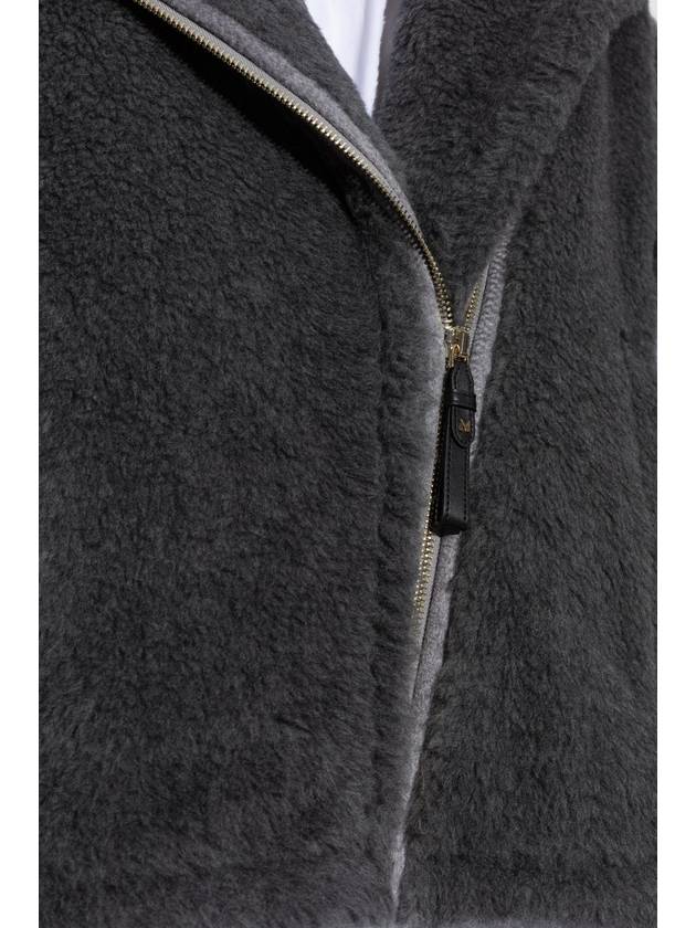 Max Mara Wool Poncho, Women's, Grey - MAX MARA - BALAAN 5