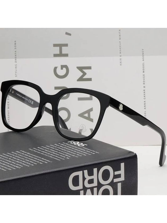 Glasses frame ML5098 001 horn rim black square - MONCLER - BALAAN 2