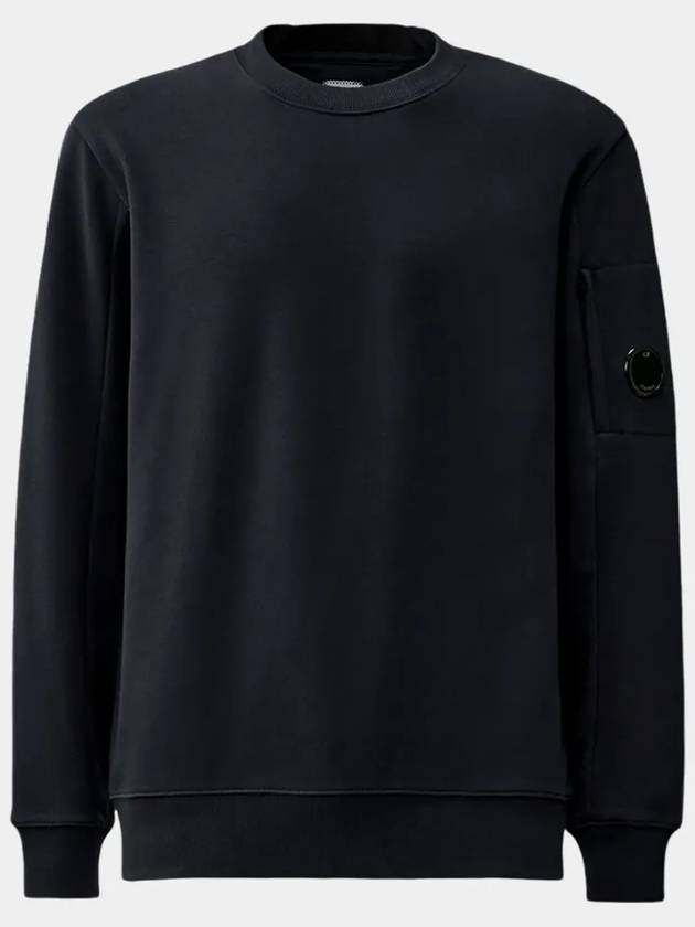 Diagonal Raised Fleece Lens Sweatshirt Navy - CP COMPANY - BALAAN 8