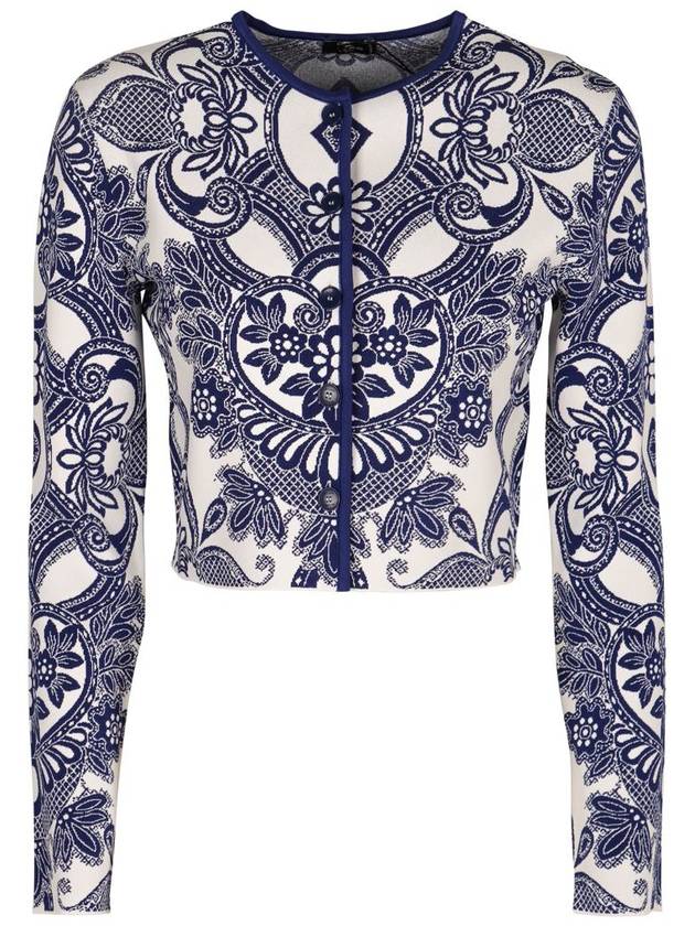 Etro Jacquard Knit Cardigan - ETRO - BALAAN 1