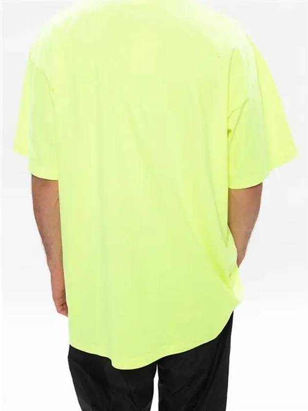 Big Logo Short Sleeve T-Shirt Yellow - VETEMENTS - BALAAN 4