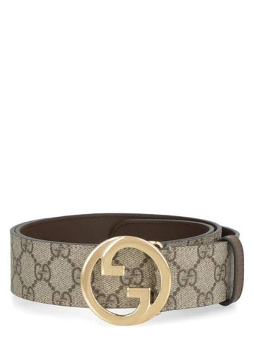 Blondie Belt Brown Beige Ebony - GUCCI - BALAAN 1