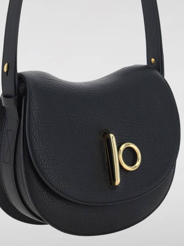 Rocking Horse Small Leather Shoulder Bag Black - BURBERRY - BALAAN 4