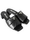 Quilted Nappa Leather Slides Black - PRADA - BALAAN 3