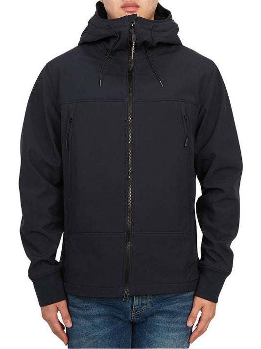 Men's Shell R Drawstring Goggle Hooded Jacket Navy - CP COMPANY - BALAAN 2