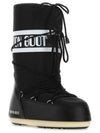 Logo Fabric Nylon Snow Winter Boots Black - MOON BOOT - BALAAN.