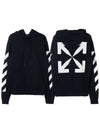 Diag Arrow Printing Hoodie Black - OFF WHITE - BALAAN 2