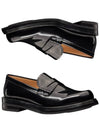 Carlo Polished Calfskin Loafers Black - DIOR - BALAAN 2