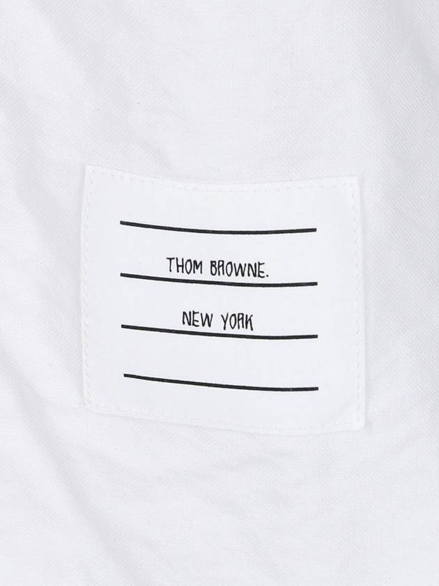 Women's Hidden Oxford Shirt Long Dress White - THOM BROWNE - BALAAN 6