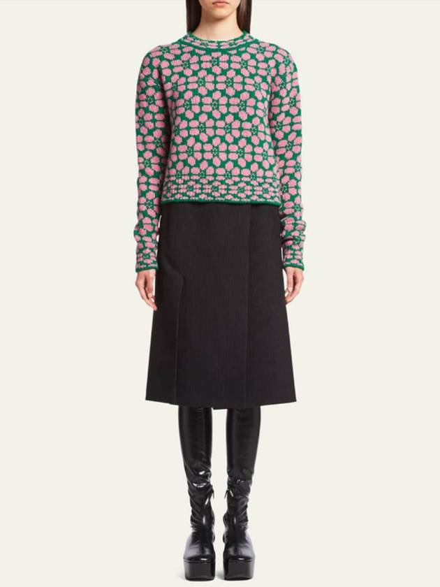 Cashmere Wool Flower Knit P24M1V 40 - PRADA - BALAAN 6