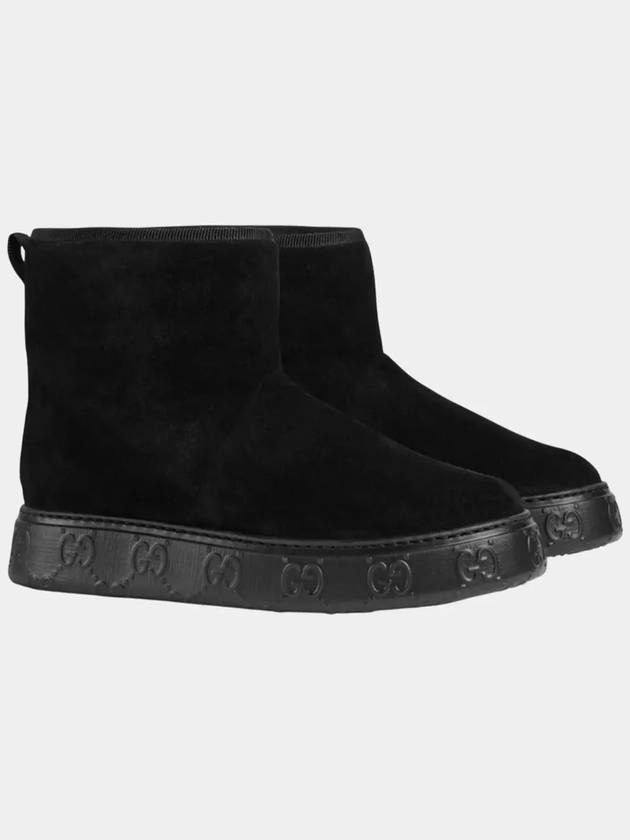 Women s Ankle Boots Black Suede Boutique 771135AACR21146 - GUCCI - BALAAN 7