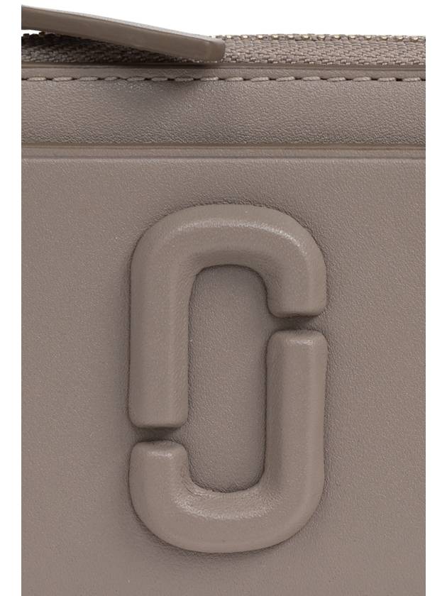 Marc Jacobs Leather Wallet ‘The J Marc’, Women's, Grey - MARC JACOBS - BALAAN 5