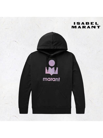 Mansel Big Logo Hoodie Faded Black - ISABEL MARANT - BALAAN 2