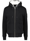 Classic Bunny Zip Up Hoodie White Lining Black - MOOSE KNUCKLES - BALAAN 3